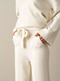 Xint Ekru Regular Fit Triko Pantolon