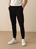 Siyah Slim Fit Pamuklu Pantolon