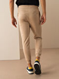 Taş Rengi Slim Fit Pamuklu Pantolon