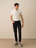 Siyah Slim Fit Pamuklu Denim Pantolon