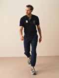 Lacivert Slim Fit Pamuklu Denim Pantolon