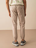 Taş Rengi Slim Fit Pamuklu Pantolon