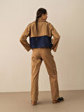 Taş Rengi Regular Fit Pamuklu Pantolon