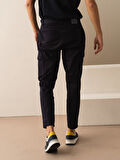 Lacivert Slim Fit Pamuklu Pantolon
