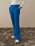 Xint Mavi Pamuk Dokulu Regular Fit Sweat Pantolon