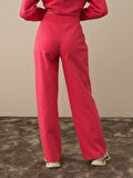 Xint Pembe Pamuk Dokulu Oversize Sweat Pantolon