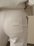Xint Kırık Beyaz Pamuk Dokulu Regular Fit Sweat Pantolon