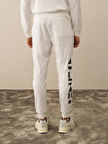 Xint Kırık Beyaz Pamuk Dokulu Regular Fit Sweat Pantolon