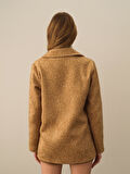 Xint Camel Pamuk Dokulu Regular Fit Ceket