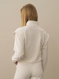Xint Ekru Pamuk Dokulu Regular Fit Sweatshirt