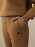 Xint Camel Pamuk Dokulu Regular Fit Sweat Pantolon