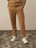 Xint Camel Pamuk Dokulu Regular Fit Sweat Pantolon