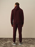 Xint Bordo Pamuk Dokulu Regular Fit Sweatshirt