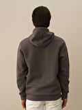 Xint Koyu Gri Pamuk Dokulu Regular Fit Sweatshirt