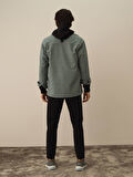 Xint Mavi Esnek Dokulu Slim Fit Gömlek