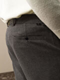 Xint Koyu Gri Dokulu Esnek Dokulu Regular Fit Jogger Pantolon