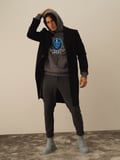 Xint Siyah Esnek Dokulu Regular Fit Kaban