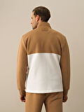 Xint Camel Pamuk Dokulu Regular Fit Sweatmont