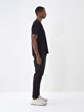 Siyah Slim Fit Pamuklu Pantolon