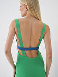Yeşil Regular Fit  Elbise