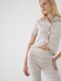Ekru Regular Fit  Hırka