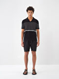 Siyah Regular Fit  Kazak