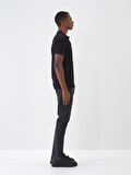 Siyah Slim Fit Pamuklu Denim Jeans Pantolon