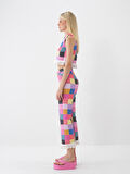 Pembe Regular Fit Pamuklu Pantolon