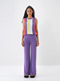 Lila Regular Fit  Pantolon