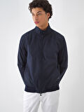 Lacivert Regular Fit Pamuklu Mont