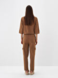 Xint Camel Doğal Yün Dokulu Regular Fit Pantolon
