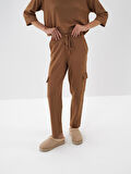 Xint Camel Doğal Yün Dokulu Regular Fit Pantolon