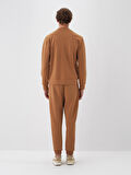 Xint Camel Pamuk Dokulu Regular Fit Sweatshirt