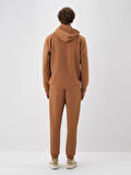Xint Camel Pamuk Dokulu Regular Fit Sweat Pantolon