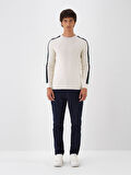 Xint Lacivert Pamuk Dokulu Slim Fit Denim Pantolon