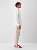 Xint Ekru Pamuk Dokulu Regular Fit Gömlek Ceket