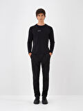 Xint Siyah Esnek Dokulu Slim Fit Pantolon