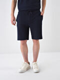 Lacivert Regular Fit  Şort