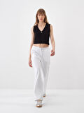 Siyah Slim Fit Pamuklu Atlet