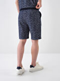 Lacivert Regular Fit  Şort