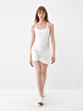 Beyaz Regular Fit  Elbise