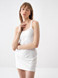 Beyaz Regular Fit  Elbise