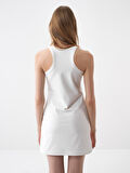 Beyaz Regular Fit  Elbise