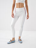 Beyaz Slim Fit  Tayt