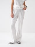 Beyaz Regular Fit  Pantolon