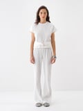 Beyaz Regular Fit  Pantolon