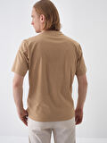 Camel Regular Fit Pamuklu Tişört