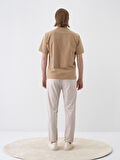 Camel Regular Fit Pamuklu Tişört