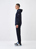 Lacivert Slim Fit Pamuklu Sweatmont