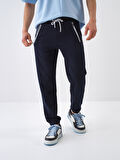 Lacivert Regular Fit Pamuklu Sweat Pantolon
